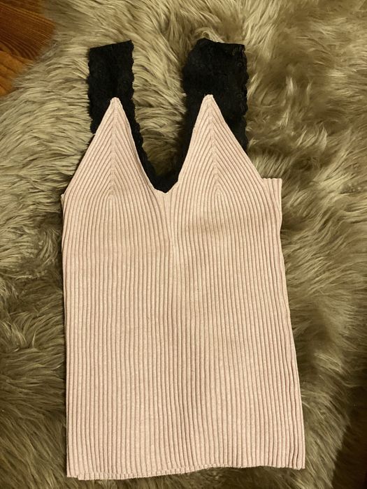 Bluza din tricot cu dantela