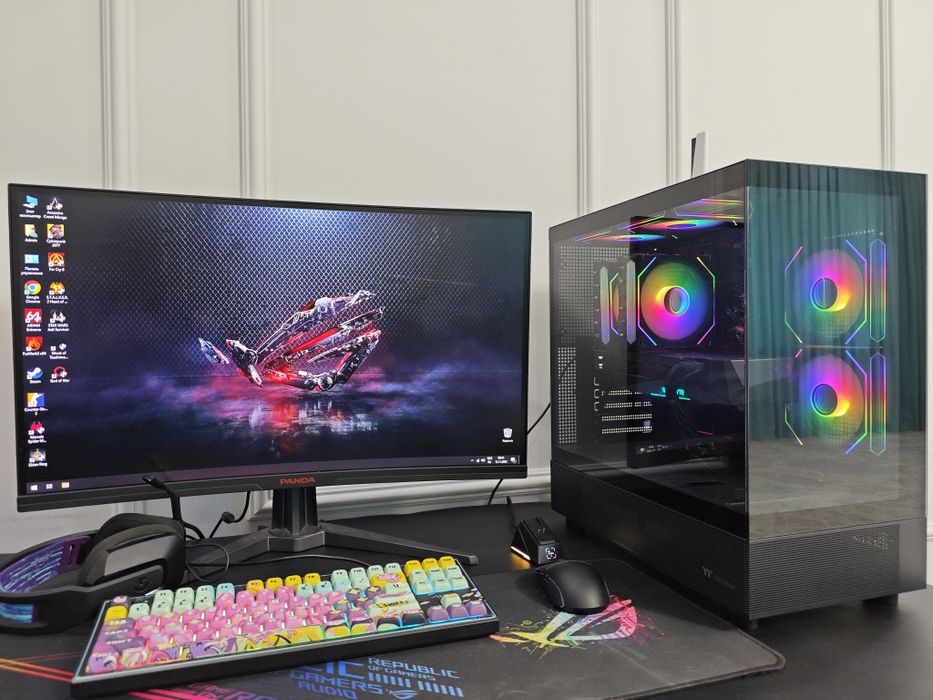 Мощный игровой компьютер Core i5 14600k, RTX3080 10Gb, ОЗУ 32Gb, SSD