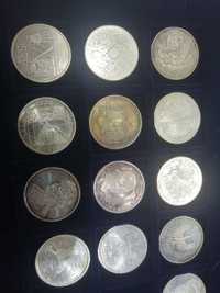 Лот немски сребърни монети 1987-97