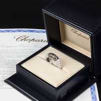 Inel 18kt CHOPARD 2,74ct 94 diamante albe VVS +27negre