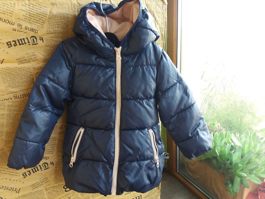 зимно пухено детско яке,шуба,гъши пух Benetton