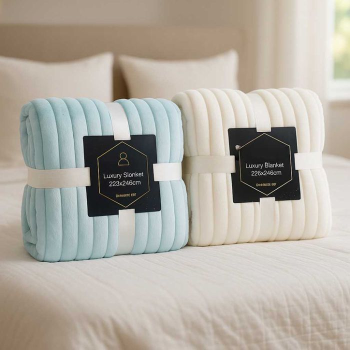 ПРОМОЦИЯ! Луксозно двойно одеяло Luxury Blanket 220x240 см - 2 броя