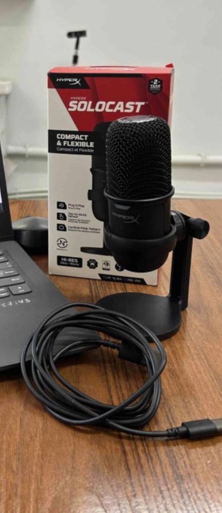 Микрофон hyperx solocast