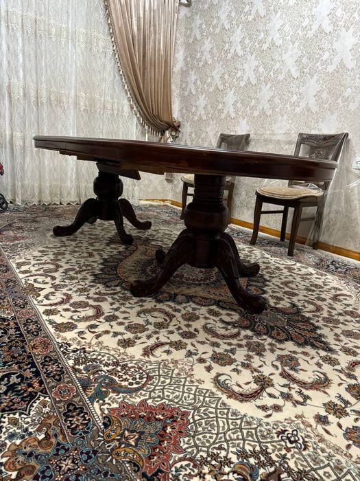 12 кишили Стол ва стуллар