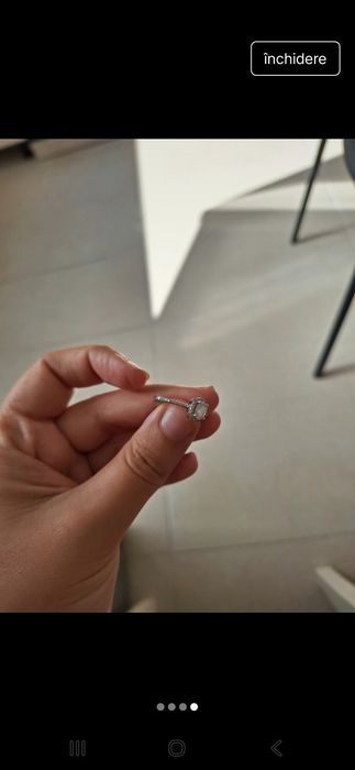 Inel din argint purtat marimea 17,7mm