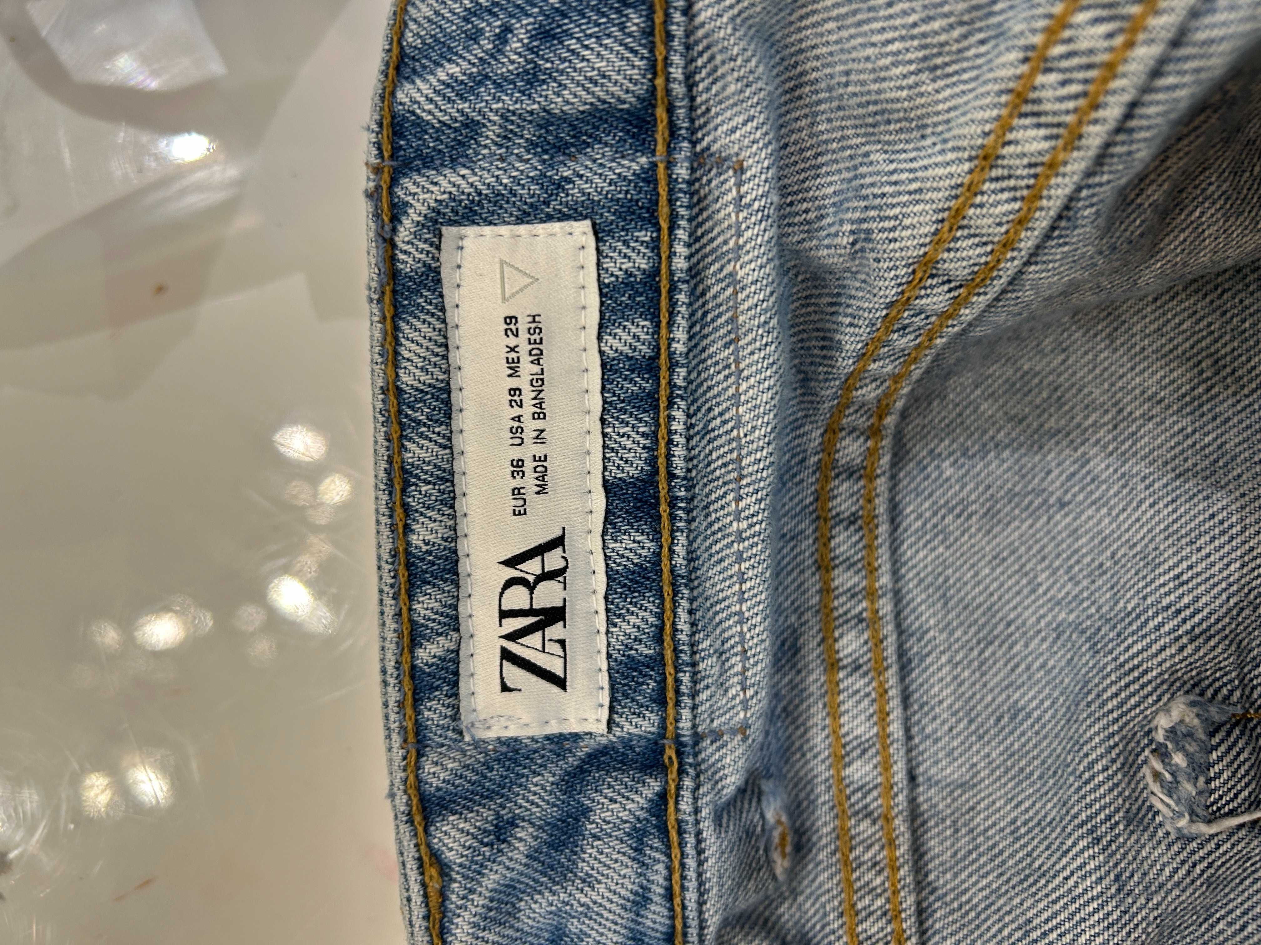 Дънкови къси гащи Zara