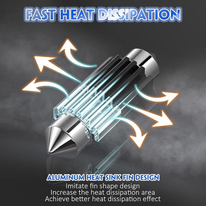 Led canbus крушки 2 броя 2016 12smd ultrabright festoon c5w c10w ...