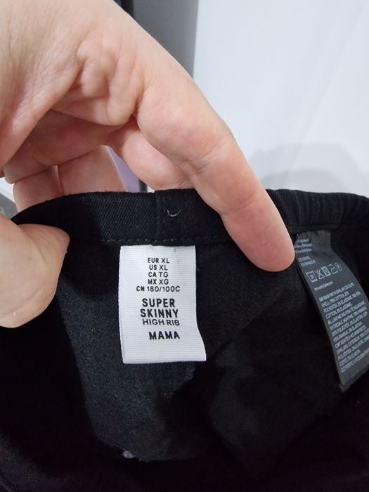 Blugi gravida H&M Mama XL noi