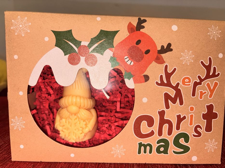 Cutie Cadou Craciun cu 3 lumanari parfumate