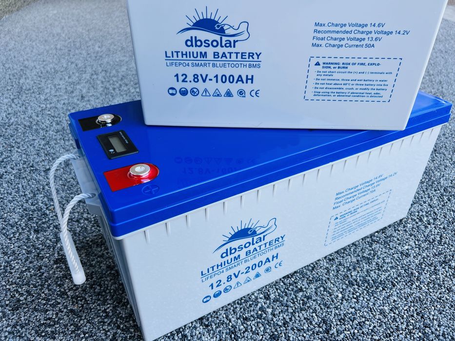 Baterie Lithium acumulator 200Ah LifePo4 Panouri solare tractiune