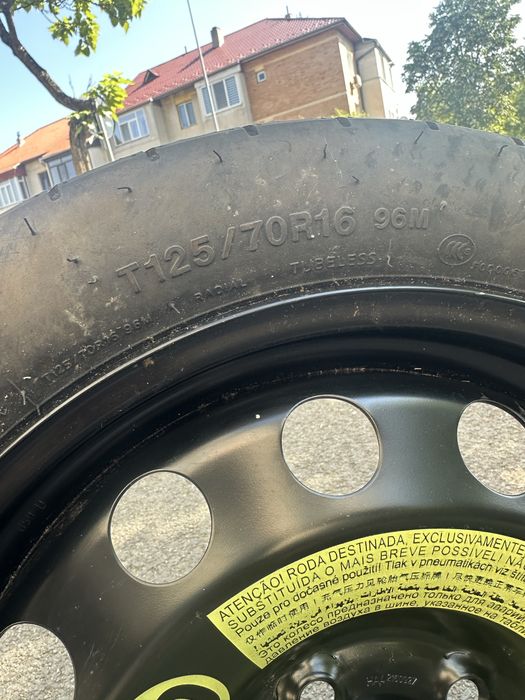 Roata rezerva Slim 5x112 T125/60R16