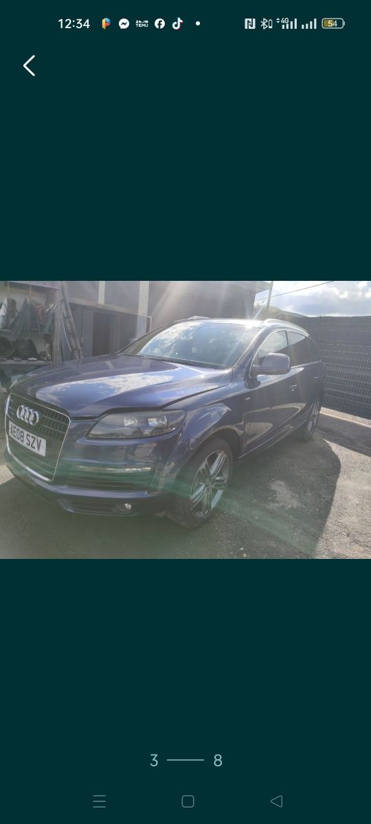 Dezmembrări motor cutie injectoare pompa egr grup jante audi Q7 CAS