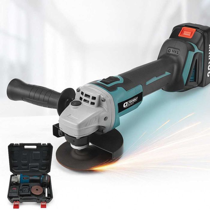 Акумулаторен безчетков ъглошлайф IF Tools AG03 – 36V, 2×4.0Ah батерии,