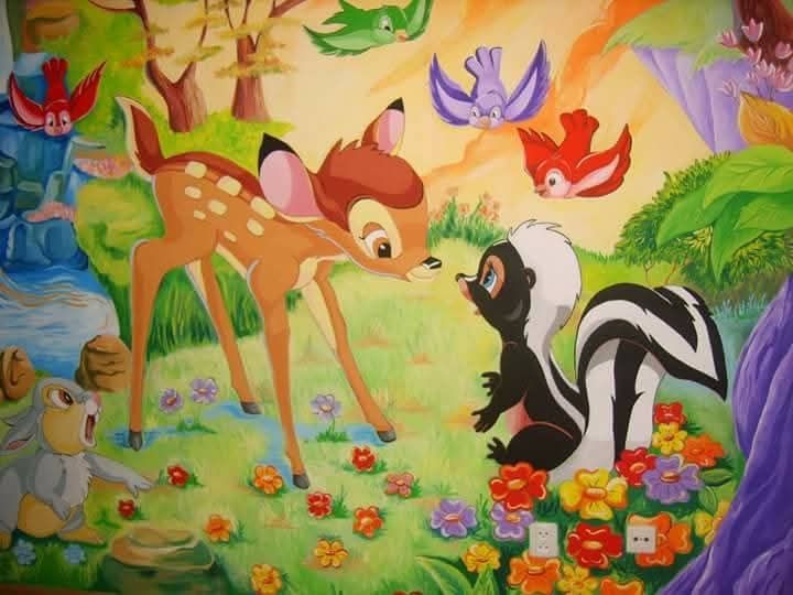 Pictură murală - decorare spații private, birouri,  spații comerciale