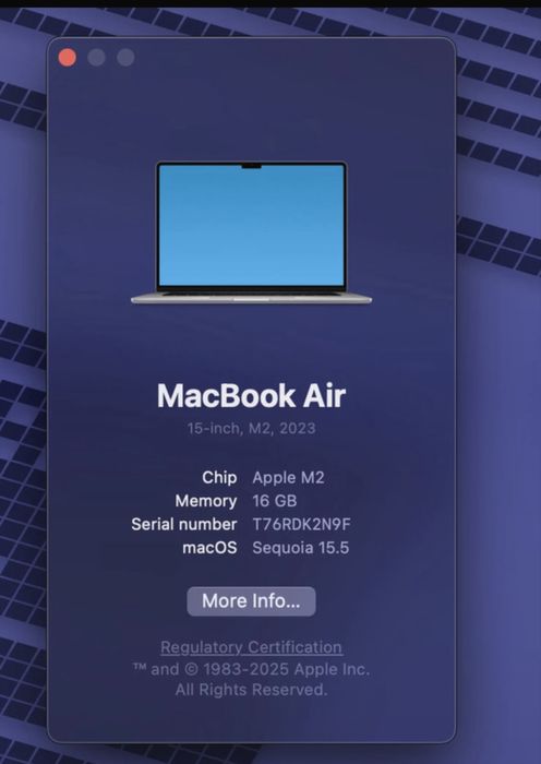 MacBook Air M2 15.3, 16 Gb, SSD 1TB, 10-core GPU, Tastatura INT