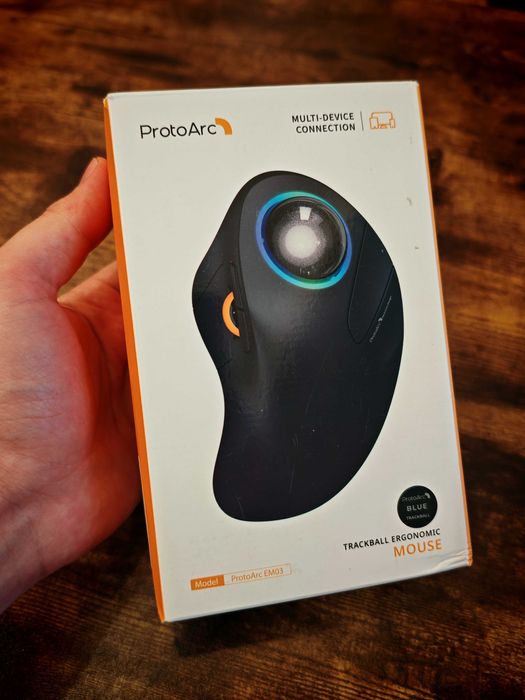 Mouse Trackball ProtoArc EM03 ergonomic