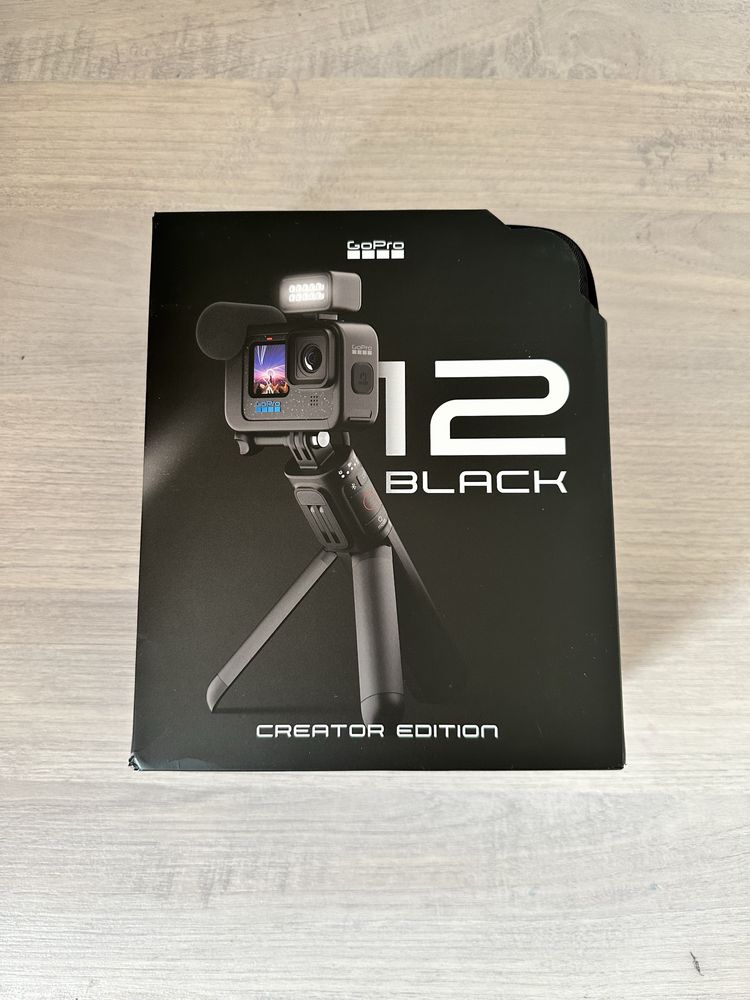 Новый GoPro HERO12 black Creator Edition + sleeve + lanyard