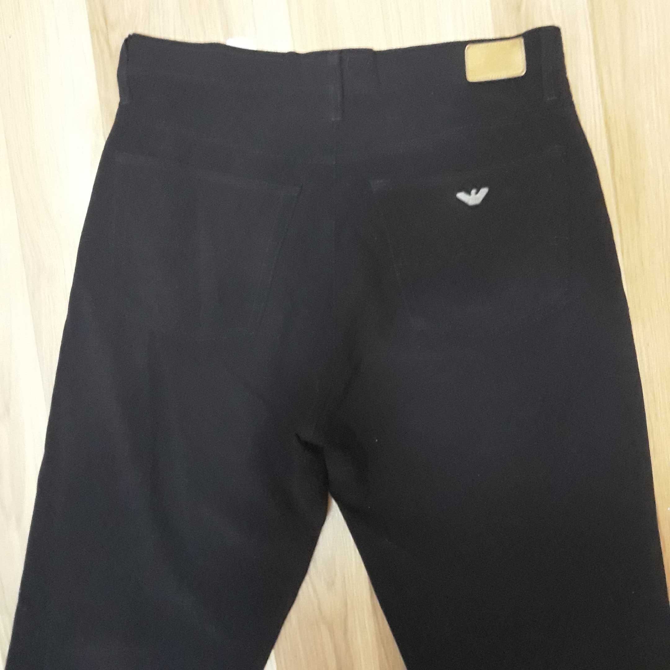 Armani Jeans M/L pantaloni negri bărbați