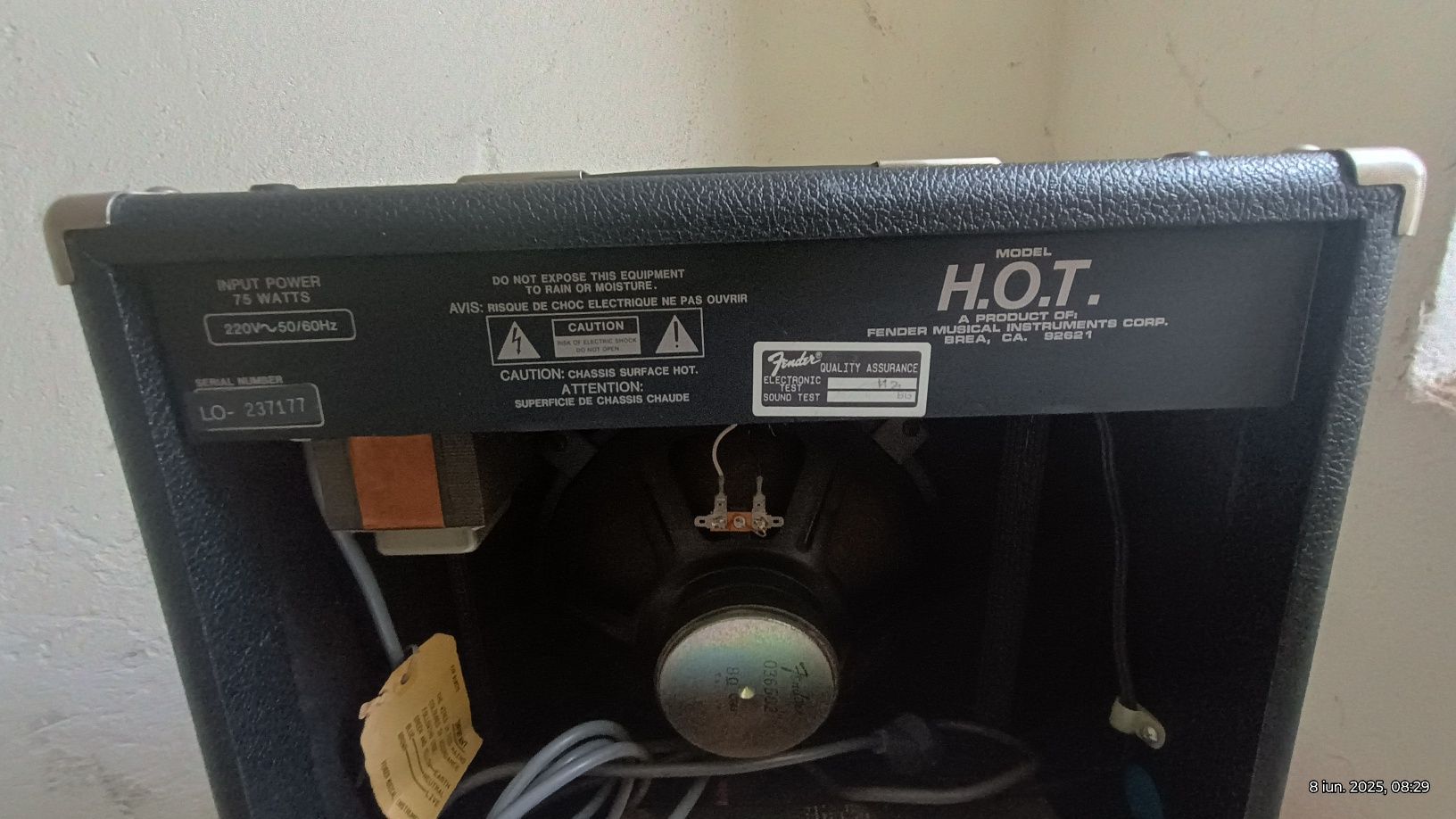 Amplificator chitară Fender H.O.T. Made in Usa..