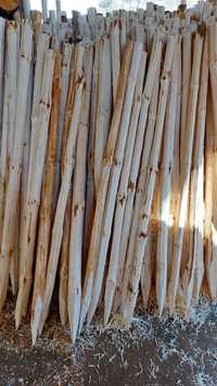 Дървени колове от бял бор