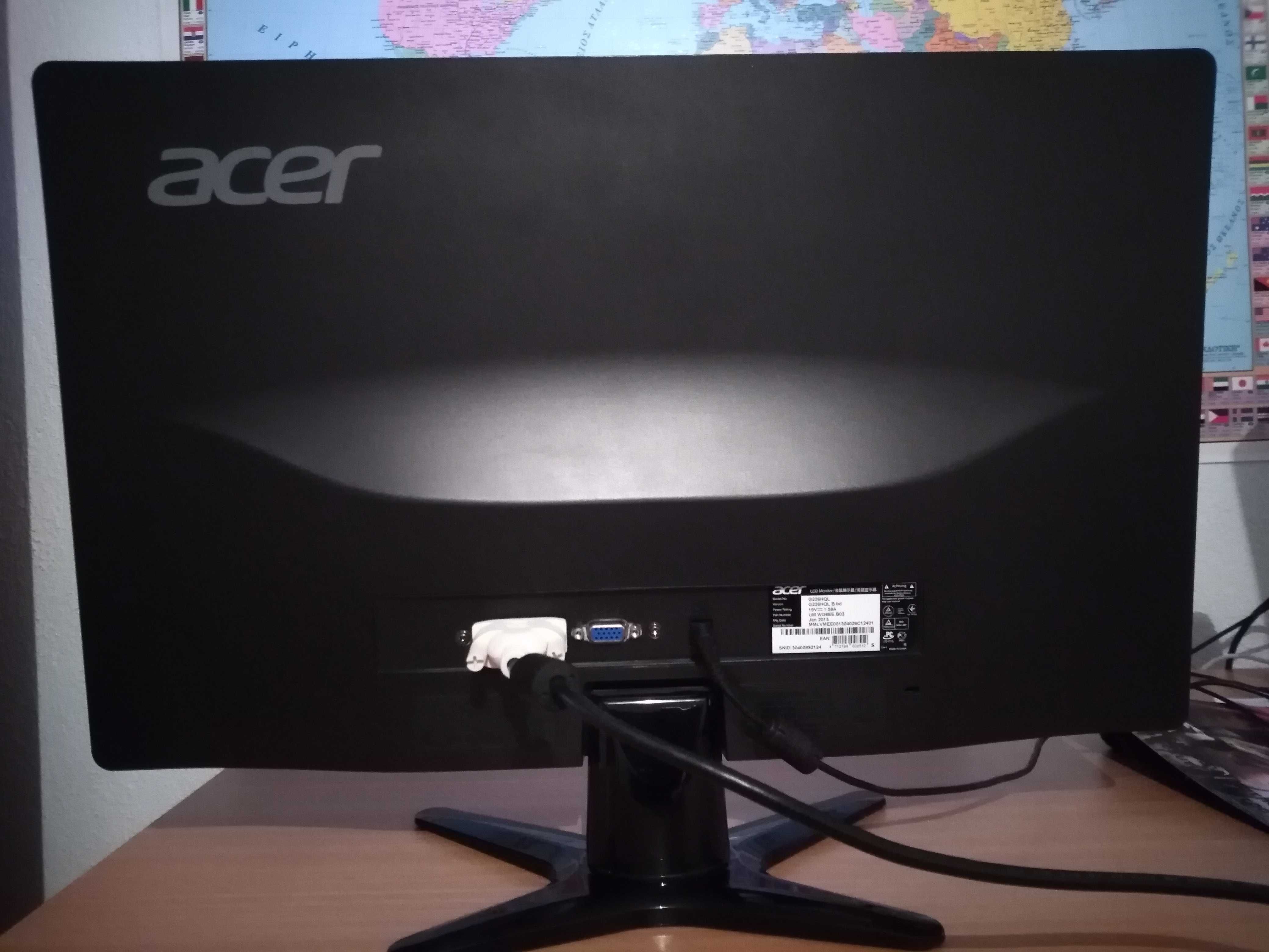 Монитор ACER - 22 INC.+ Мишка GENIUS - USB.