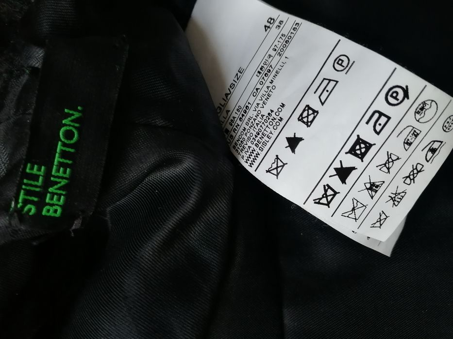 Paltoane noi ,,Benetton", Palton lână, Haină piele, Geacă