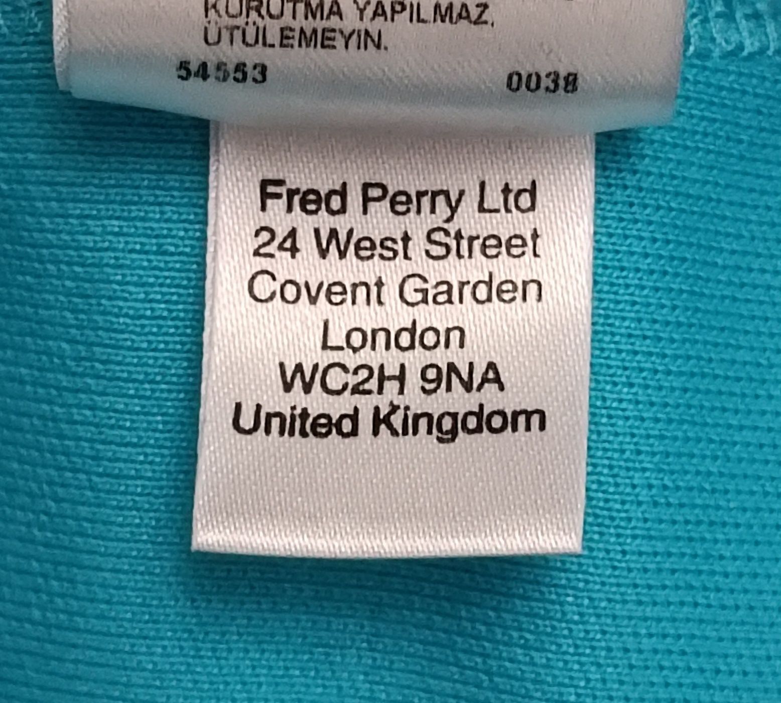 Fred Perry Sweatshirt оригинално горнище S памучен суичър