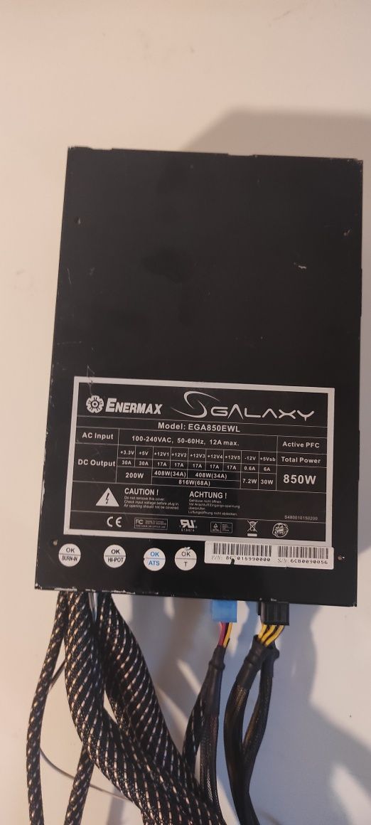 Sursa PC Enermax Galaxy 850W