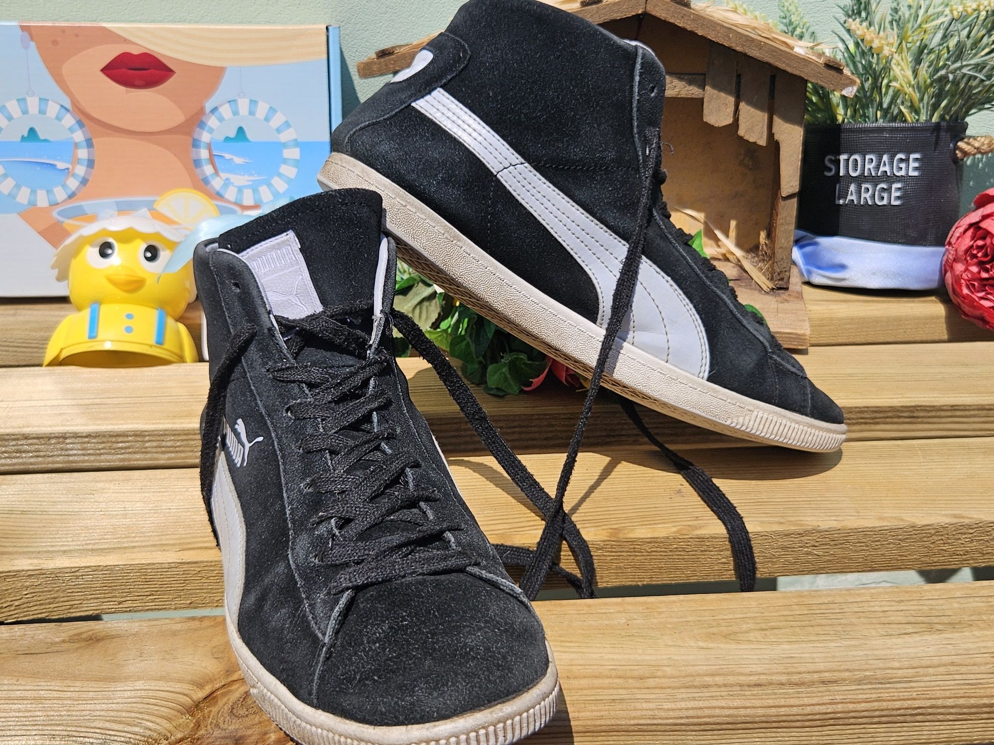 Puma кецове естествен велур N40.5