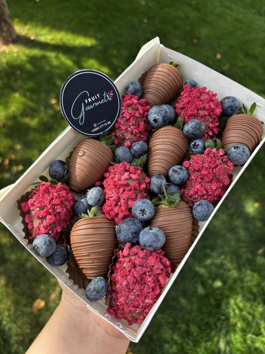 Клубника в шоколаде Qulupnay shokolad Подарки Клубника Шоколад Набор