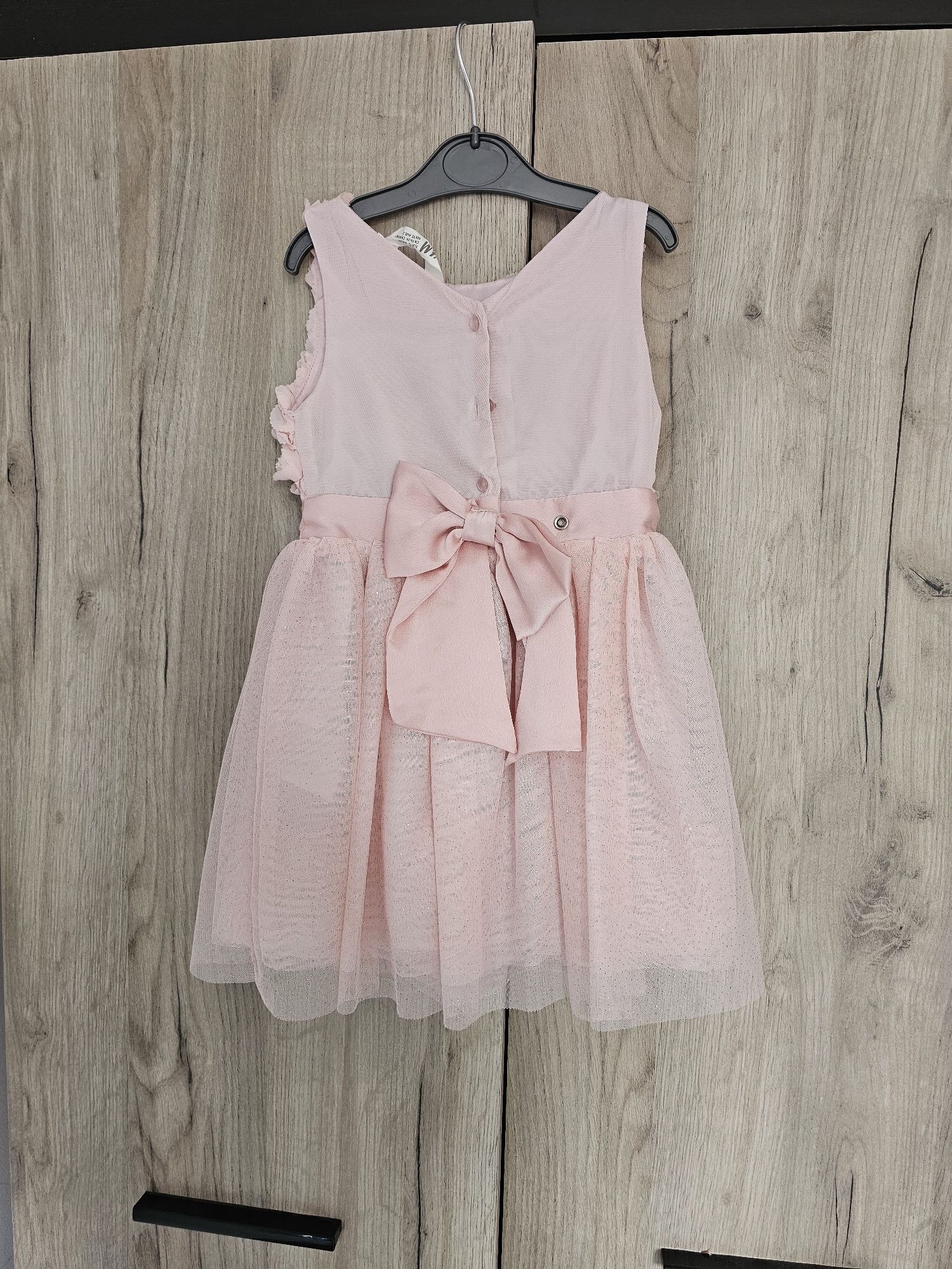 Детска Розова рокля за 1-2год.