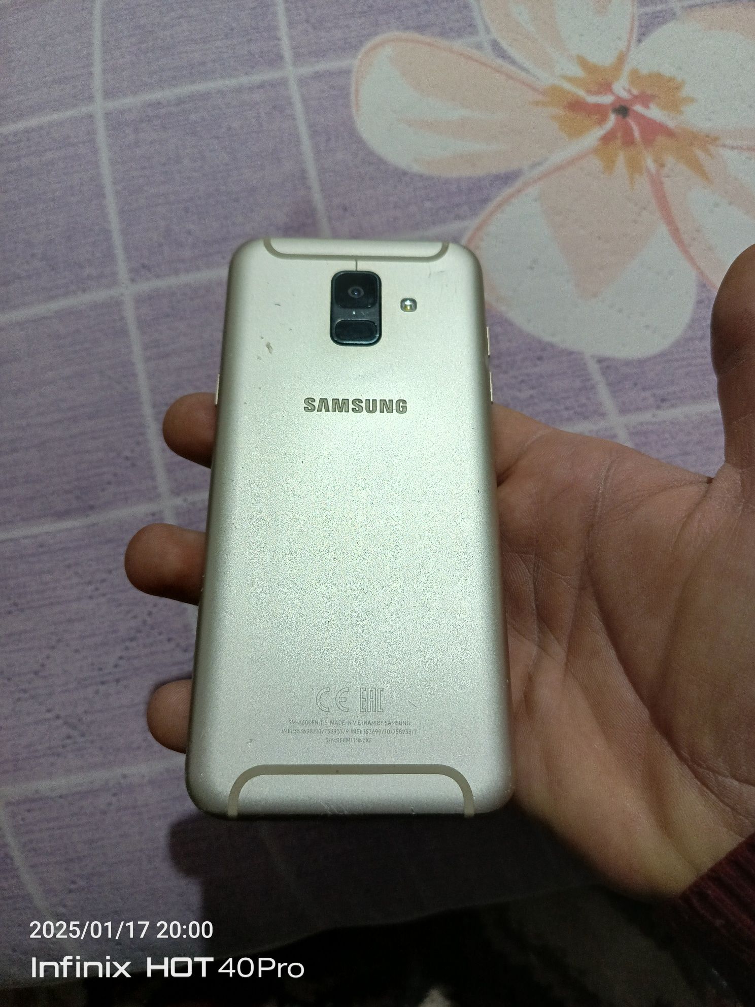 Samsung A6 ishlashi yaxshi