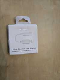 Original jack adapter. USB C to 3.5mm jack audio.