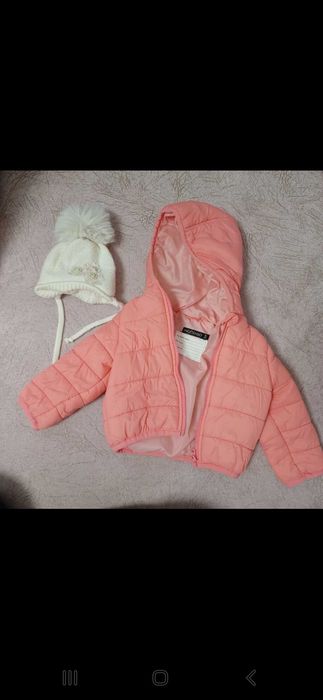 Geaca si caciulita pentru fetite