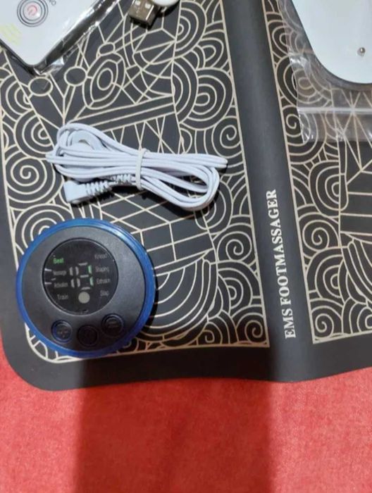 Ems aparat electric masaj multifuncțional cu plasturi reutilizabili