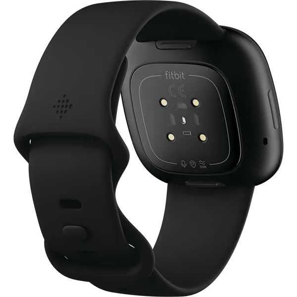 Smartwatch FITBIT Versa 3, Android/iOS, silicon, Black/Black Aluminum