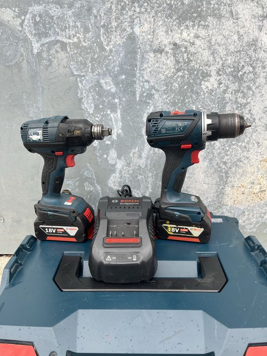 Set Bosch Filetanta GSR 18V-60 C impact GDX 18V-EC Brushless