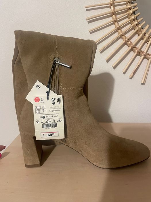 Vând Cizme lungi Berska noi de piele 36