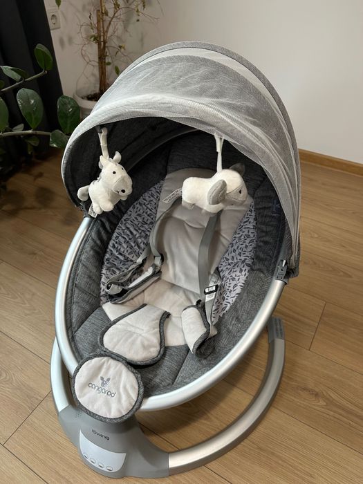 Електрическа люлка Cangaroo - iSwing, графит