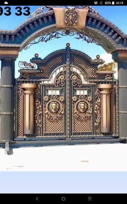 Ковано Желязо изработване на врати,огради,парапети,тераси,навеси,и др.