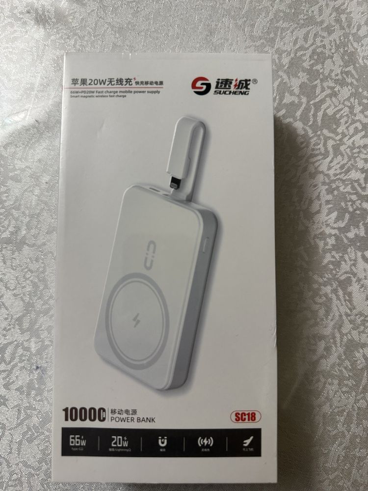 Продам безпроводную зарядку на 10000 mAh