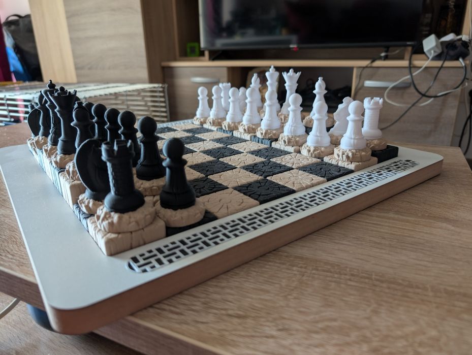 Sah deosebit | 3D printed + blat lemn MDF