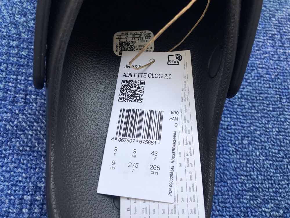 Adidas Adilette Glog 2.0 ОРИГИНАЛНИ чехли/сабо - 43/27,5см
