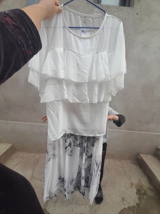 Кофта юбка летний шифон