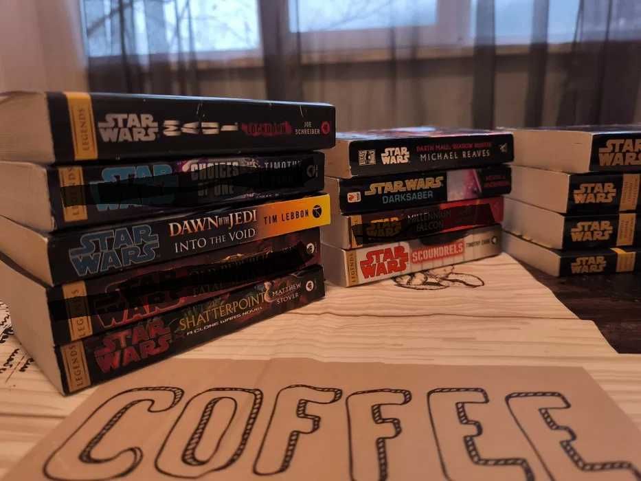 Книги на английски; Star Wars; Jedi; The Force; Dark Side; Thrawn;