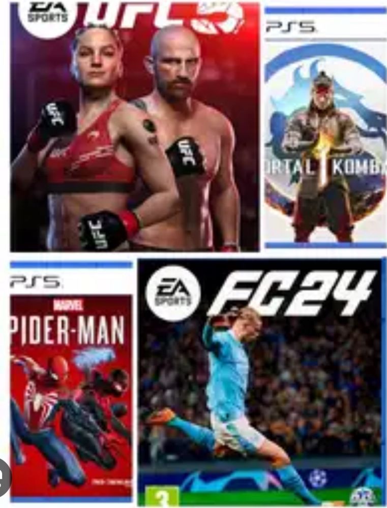 FC 24, UFC 5 PS5, PS4 na dom