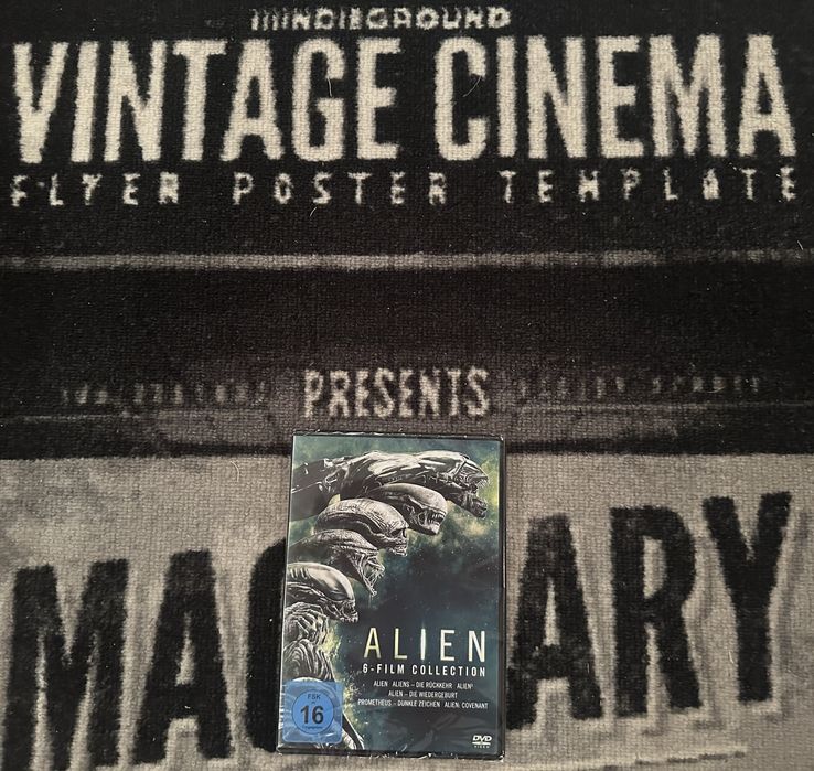 FILME ALIEN 1,2,3,4,5,6 DVD Box Set Complete Collection (Original)