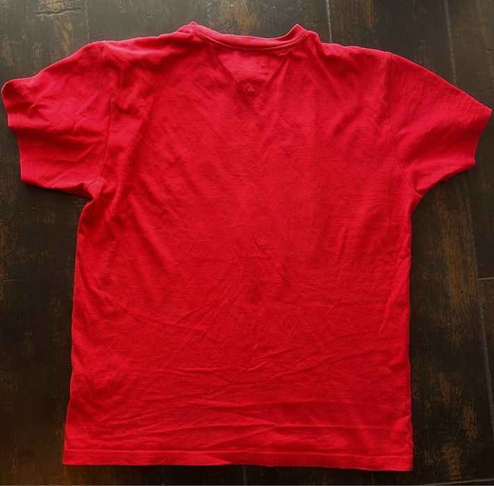 Tricou Barbati Tommy Hilfiger Jeans rosu