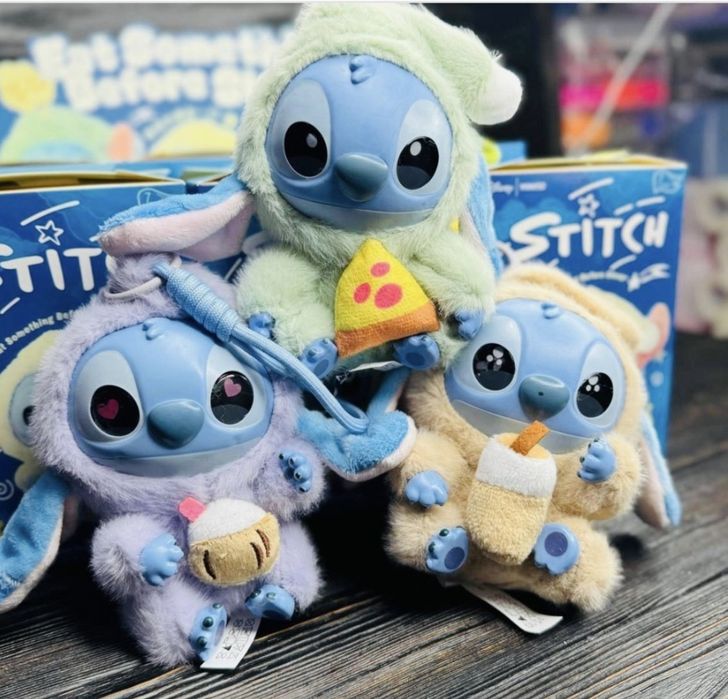 Jucarie Plus Stitch Stil Labubu – Figurine Mystery Box, Disney