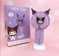 Настольный маленький вентилятор Hello Kitty Kawaii Kuromi подарок Аста